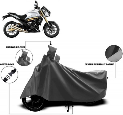 AutoFave Two Wheeler Cover for Mahindra(Mojo, Grey)