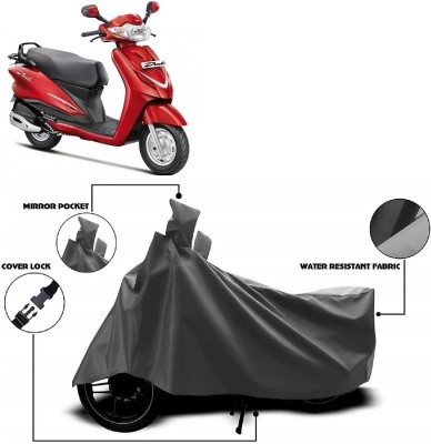 AutoFave Two Wheeler Cover for Hero(Duet, Grey)