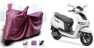 Mdstar Two Wheeler Cover for Universal For Bike(Maroon)