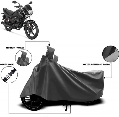 Autoprime Two Wheeler Cover for Hero(Passion, Grey)