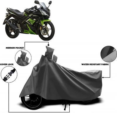 Autoprime Two Wheeler Cover for Yamaha(YZF R15S, Grey)