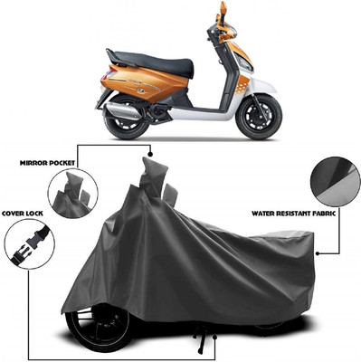 AutoFave Two Wheeler Cover for Mahindra(Gusto 125 BS6, Grey)