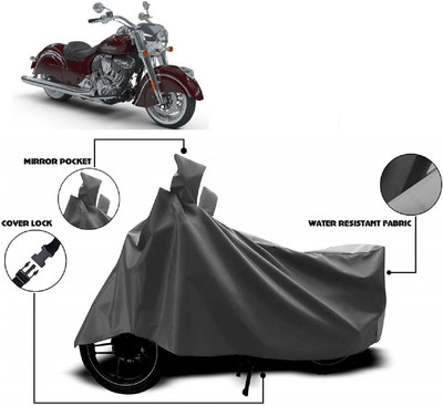 ANTOFY Two Wheeler Cover for Indian(Chief Classic, Grey)