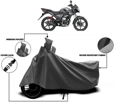 AutoKick Two Wheeler Cover for Honda(CB Twister, Grey)