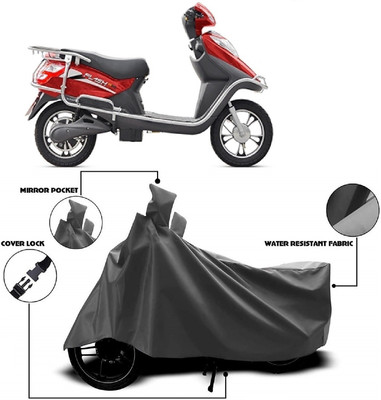 Autoprime Two Wheeler Cover for Hero(Electric Flash BS6, Grey)