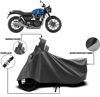 ANTOFY Two Wheeler Cover for Triumph(Street Triple RS, Grey)
