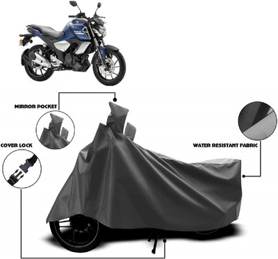 AutoFave Two Wheeler Cover for Yamaha(FZ-S, Grey)