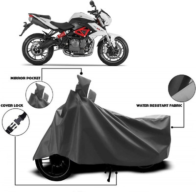 Autoprime Two Wheeler Cover for Benelli(TNT 600 GT, Grey)