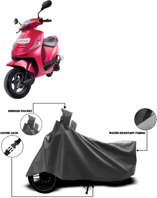 AutoFave Two Wheeler Cover for Mahindra(Kine, Grey)