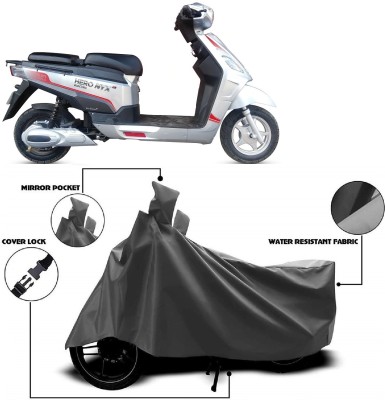 AutoFave Two Wheeler Cover for Hero(Electric NYX e5 BS6, Grey)