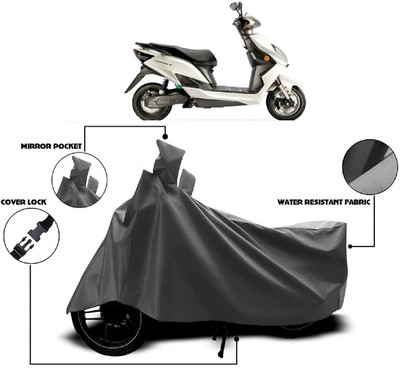 ANTOFY Two Wheeler Cover for Bajaj(ComforTec, Grey)