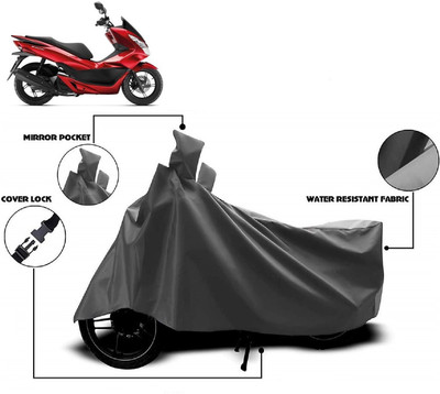 ANTOFY Two Wheeler Cover for Honda(PCX 125, Grey)