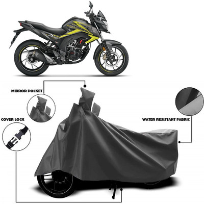 AutoKick Two Wheeler Cover for Honda(CB Hornet 160R, Grey)