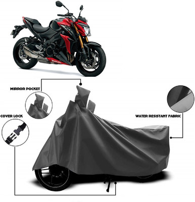 Autoprime Two Wheeler Cover for Suzuki(GSX-S1000 ABS, Grey)