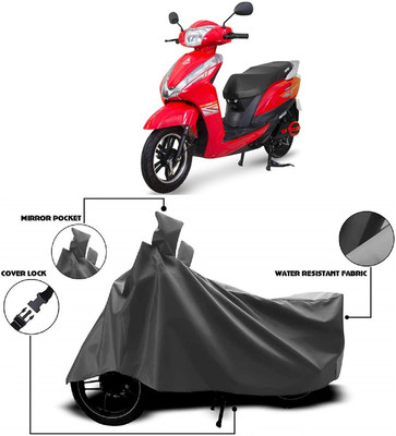 ANTOFY Two Wheeler Cover for Ampere(Magnus BS6, Grey)