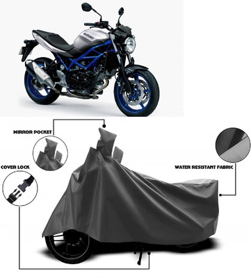 ANTOFY Two Wheeler Cover for Suzuki(SV 650, Grey)