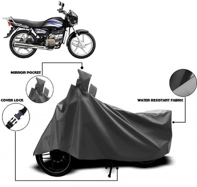 Autoprime Two Wheeler Cover for Hero(Splendor Pro, Grey)