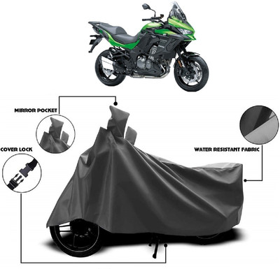 ANTOFY Two Wheeler Cover for Kawasaki(Versys 1000, Grey)
