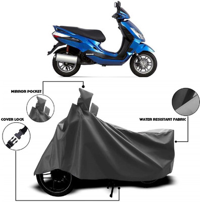 AutoKick Two Wheeler Cover for Bajaj(Blade 125, Grey)