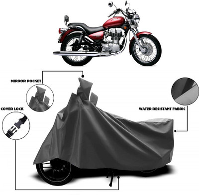Autoprime Two Wheeler Cover for Royal Enfield(Twin spark, Grey)