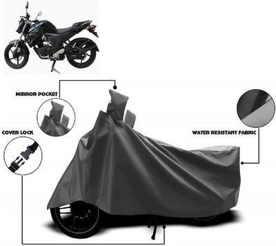 ANTOFY Two Wheeler Cover for Yamaha(FZ-S FI, Grey)