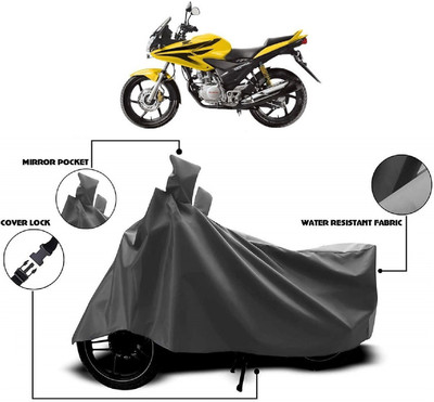 AutoKick Two Wheeler Cover for Honda(Stunner CBF, Grey)