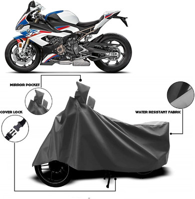 AutoFave Two Wheeler Cover for BMW(S1000RR, Grey)