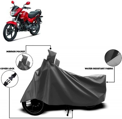 AutoKick Two Wheeler Cover for Hero(Glamour Programmed FI, Grey)
