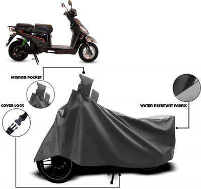 AutoFave Two Wheeler Cover for Hero Electric(Electric NYX e5, Grey)