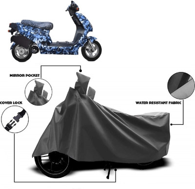 Autoprime Two Wheeler Cover for Hero(Electric AXLHE-20, Grey)