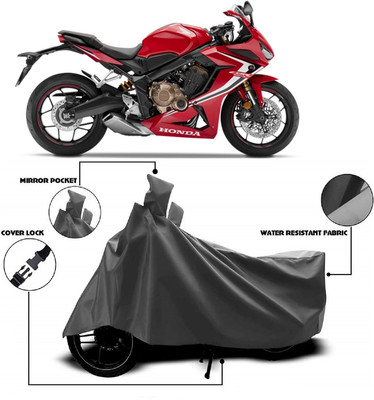 Autoprime Two Wheeler Cover for Honda(CBR500R, Grey)
