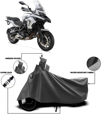 Autoprime Two Wheeler Cover for Benelli(TRK 502, Grey)