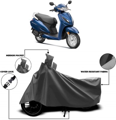 AutoKick Two Wheeler Cover for Honda(Activa 6G, Grey)