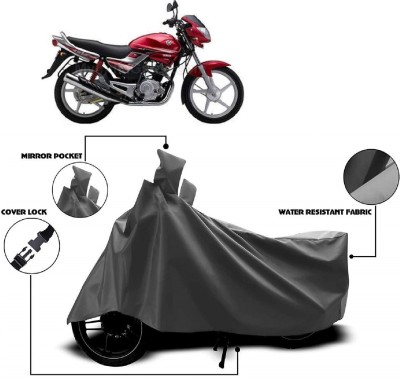 AutoFave Two Wheeler Cover for Yamaha(Libero G5, Grey)