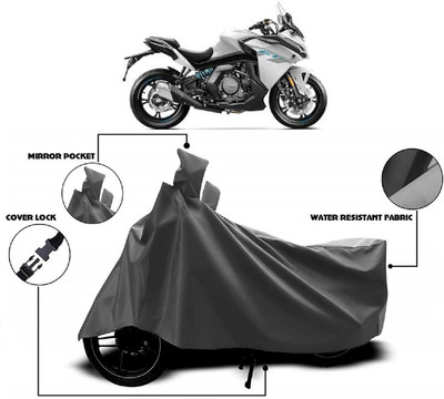 Autoprime Two Wheeler Cover for CFMoto(650GT, Grey)