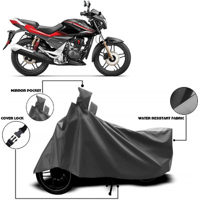 AutoKick Two Wheeler Cover for Honda(CBZ Extreme, Grey)