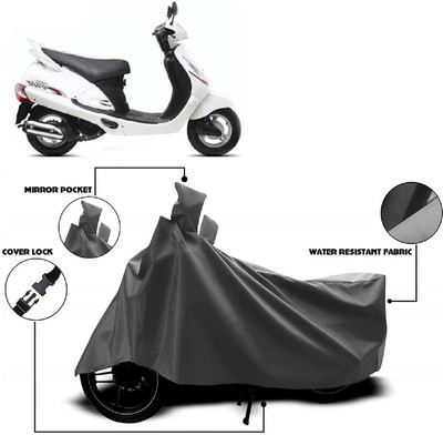 AutoKick Two Wheeler Cover for Mahindra(Duro, Grey)