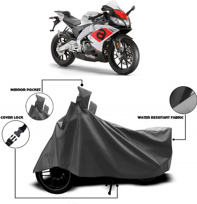 Autoprime Two Wheeler Cover for Aprilia(SR 150, Grey)