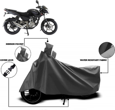 ANTOFY Two Wheeler Cover for Bajaj(Pulsar 135 LS DTS-i, Grey)