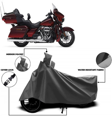 Autoprime Two Wheeler Cover for Harley Davidson(CVO Limited, Grey)