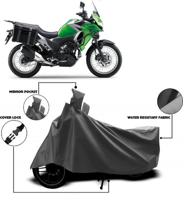 ANTOFY Two Wheeler Cover for Kawasaki(Versys-X 300, Grey)