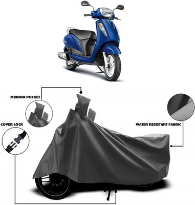 ANTOFY Two Wheeler Cover for Suzuki(Access 125, Grey)
