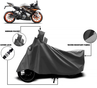 AutoKick Two Wheeler Cover for KTM(RC 125 BS6, Grey)