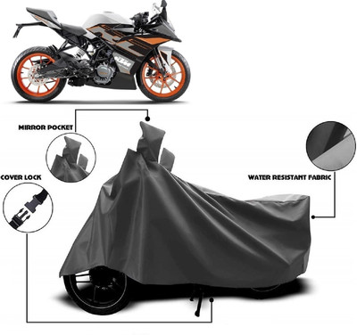 AutoKick Two Wheeler Cover for KTM(RC125, Grey)