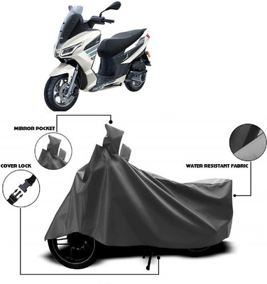 AutoFave Two Wheeler Cover for Aprilia(SXR 160, Grey)