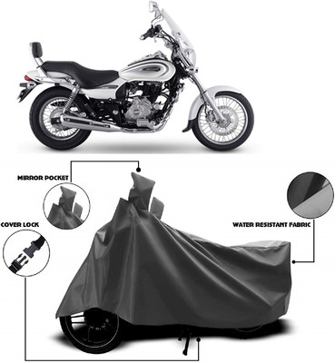 AutoKick Two Wheeler Cover for Bajaj(Avenger 220 Cruise, Grey)