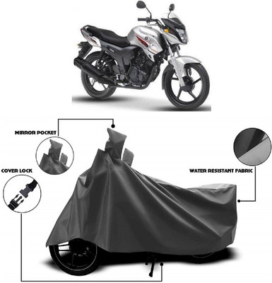 AutoKick Two Wheeler Cover for Yamaha(SZ R, Grey)
