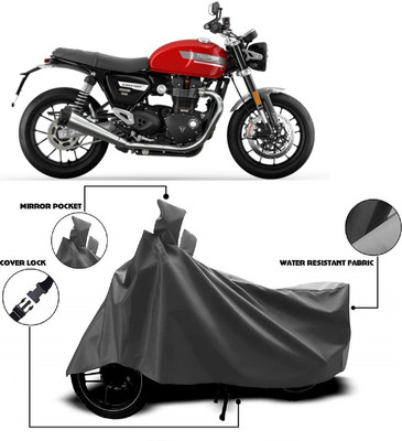 Autoprime Two Wheeler Cover for Triumph(Speed Twin, Grey)