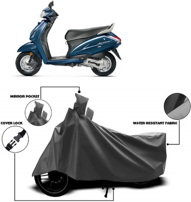 AutoKick Two Wheeler Cover for Honda(Activa 4G, Grey)