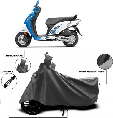 AutoKick Two Wheeler Cover for Honda(Activa i, Grey)
